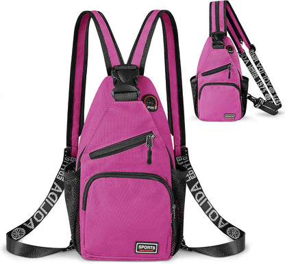 Crossbody Backpack Convertible Sling Bag for Women Men with Adjustable Strap Small Casual Daypack for Hiking Traveling (Large, 13-Inch, Blue)