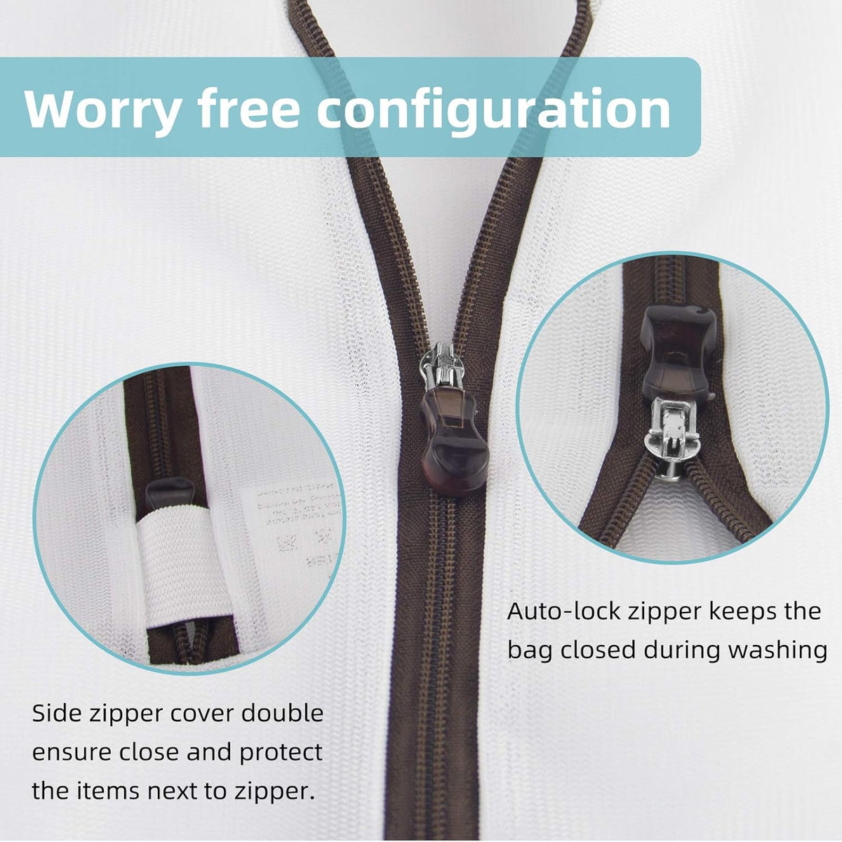 Mesh Laundry Bags for Delicates Durable Protective Wash Bags | Travel Storage Bags for Intimates Lingerie, 7PCS (1XXL, 1XL,1L,1M,1S,2 bra bags)