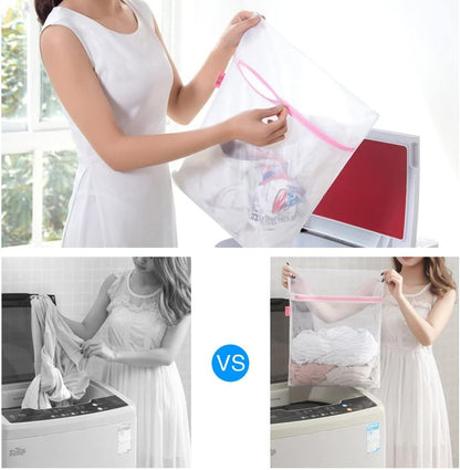 Mesh Laundry Bags for Delicates Durable Protective Wash Bags | Travel Storage Bags for Intimates Lingerie, 7PCS (1XXL, 1XL,1L,1M,1S,2 bra bags)
