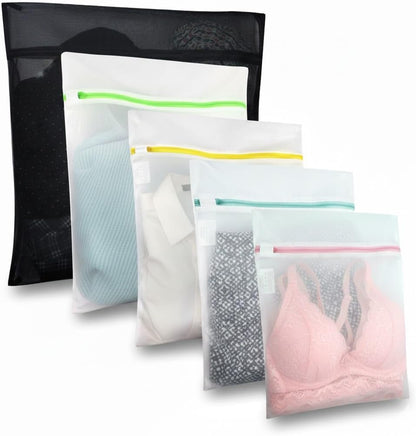 Mesh Laundry Bags for Delicates Durable Protective Wash Bags | Travel Storage Bags for Intimates Lingerie, 7PCS (1XXL, 1XL,1L,1M,1S,2 bra bags)