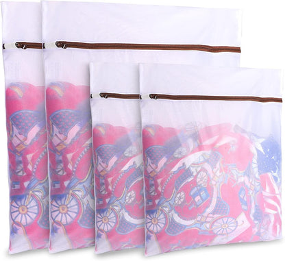 Mesh Laundry Bags for Delicates Durable Protective Wash Bags | Travel Storage Bags for Intimates Lingerie, 7PCS (1XXL, 1XL,1L,1M,1S,2 bra bags)
