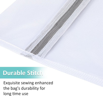 Mesh Laundry Bags for Delicates Durable Protective Wash Bags | Travel Storage Bags for Intimates Lingerie, 7PCS (1XXL, 1XL,1L,1M,1S,2 bra bags)