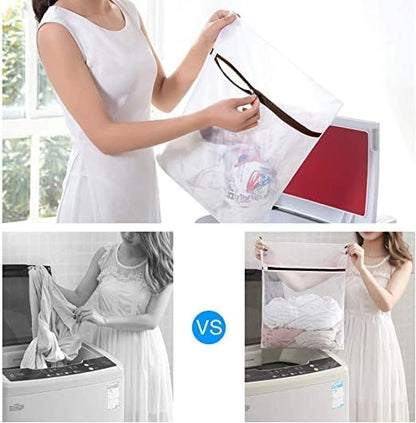 Mesh Laundry Bags for Delicates Durable Protective Wash Bags | Travel Storage Bags for Intimates Lingerie, 7PCS (1XXL, 1XL,1L,1M,1S,2 bra bags)