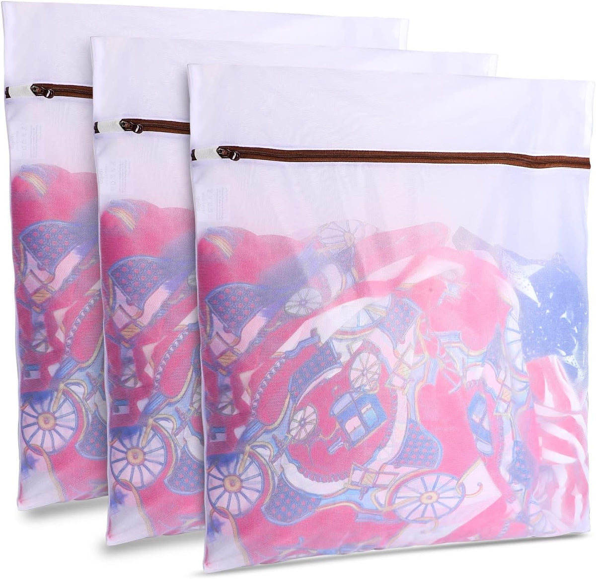 Mesh Laundry Bags for Delicates Durable Protective Wash Bags | Travel Storage Bags for Intimates Lingerie, 7PCS (1XXL, 1XL,1L,1M,1S,2 bra bags)