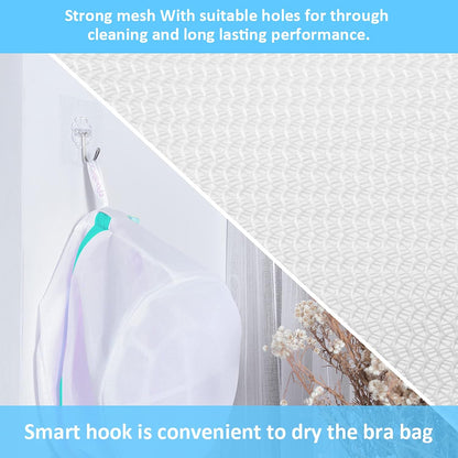 Mesh Laundry Bags for Delicates Durable Protective Wash Bags | Travel Storage Bags for Intimates Lingerie, 7PCS (1XXL, 1XL,1L,1M,1S,2 bra bags)