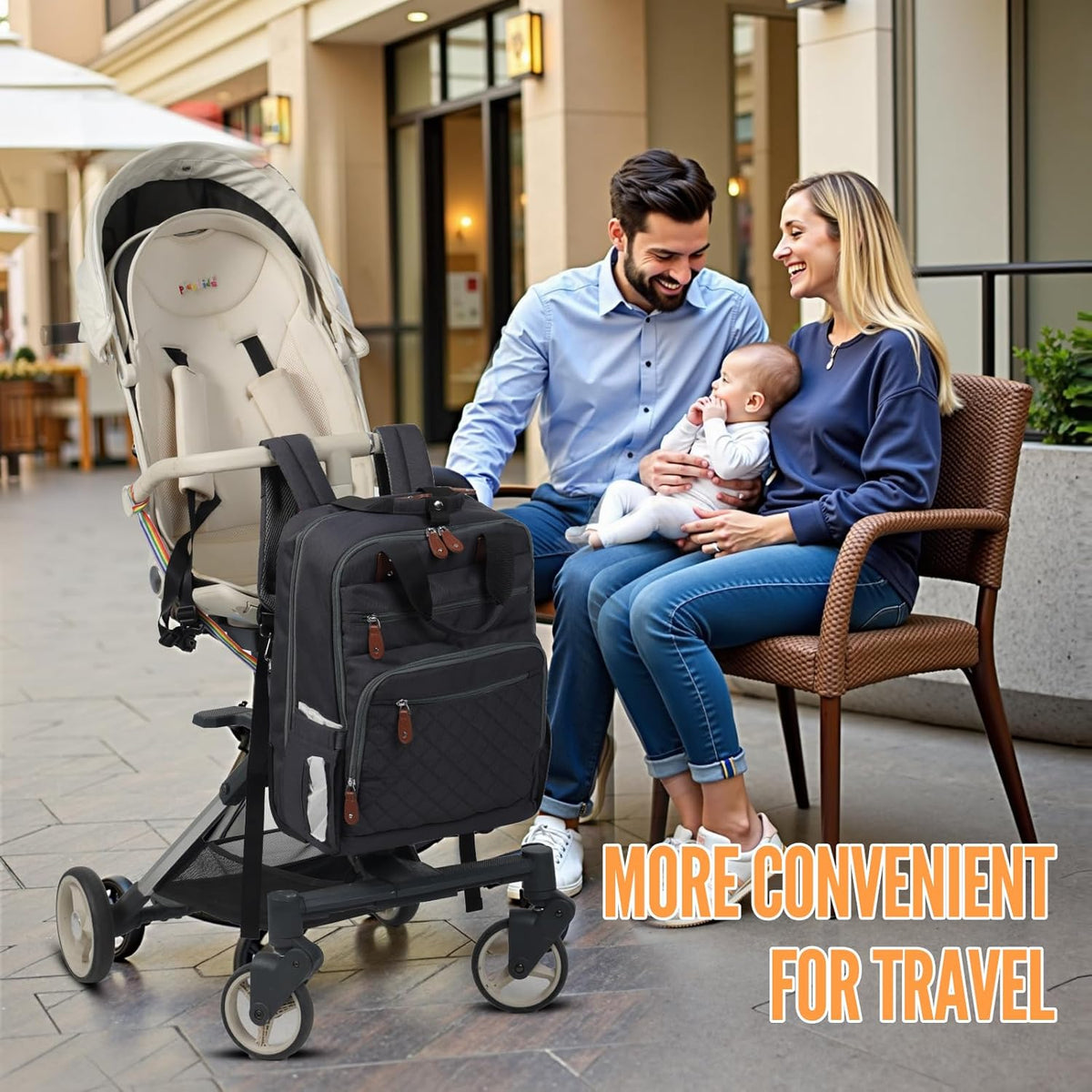 Rolling Backpack, Carry On Luggage Travel Backpack with Wheels, Flight Approved Anti Theft Rolling Bookbag Fits 15.7" Laptop, Rolling Backpack Bag with USB Port for Men Women, Grey