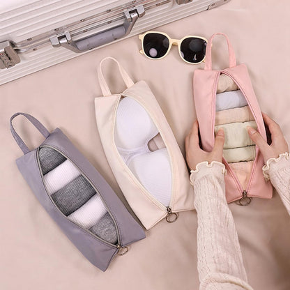 3Pcs Travel Underwear Organizer Bag Portable Clothes Pouch for Travel Organizer Pack Cube for Lingerie Socks