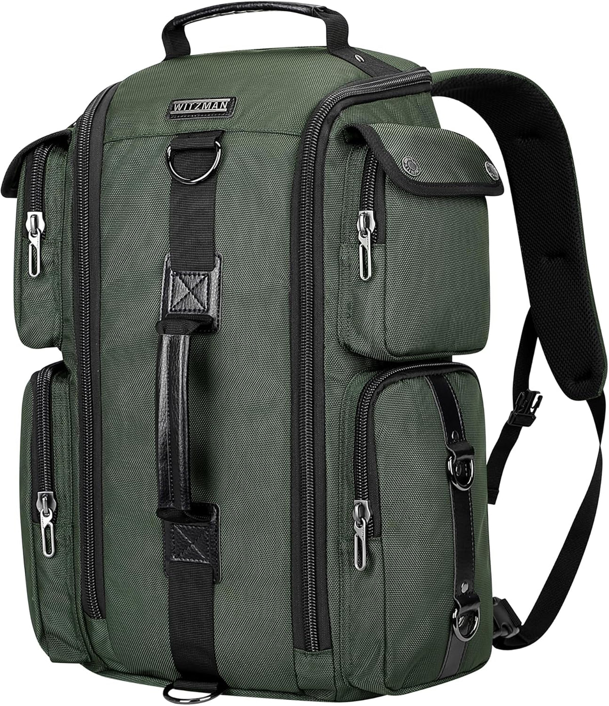 Travel Backpack for Men Carry-on Laptop Backpack | Nylon Luggage Bag Fits 16 Inch for Airline Approved,Multi Pocket, For Traveling,Casual,Commuting, B744 Silvery Grey