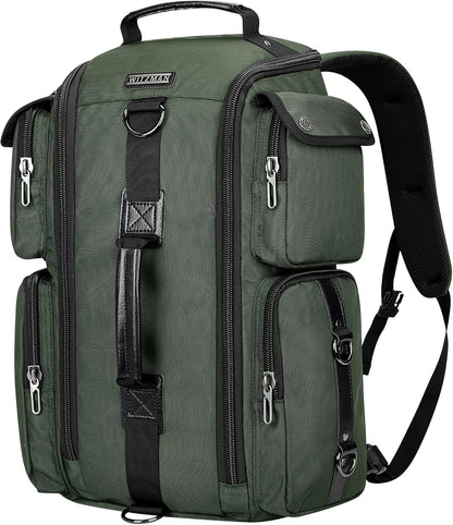 Travel Backpack for Men Carry-on Laptop Backpack | Nylon Luggage Bag Fits 16 Inch for Airline Approved,Multi Pocket, For Traveling,Casual,Commuting, B744 Silvery Grey