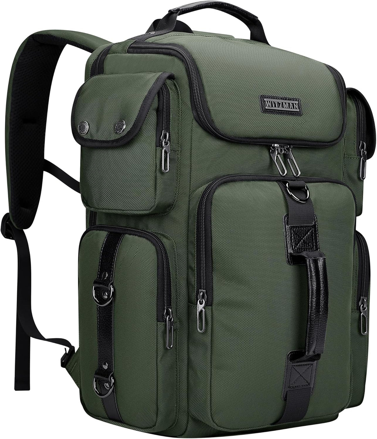 Travel Backpack for Men Carry-on Laptop Backpack | Nylon Luggage Bag Fits 16 Inch for Airline Approved,Multi Pocket, For Traveling,Casual,Commuting, B744 Silvery Grey
