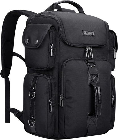 Travel Backpack for Men Carry-on Laptop Backpack | Nylon Luggage Bag Fits 16 Inch for Airline Approved,Multi Pocket, For Traveling,Casual,Commuting, B744 Silvery Grey