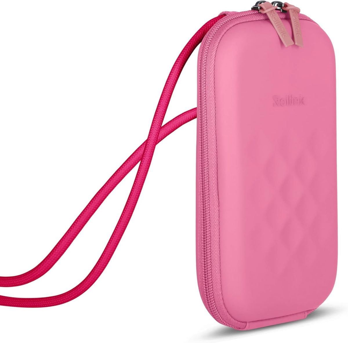 Nano EVA Hard-Shell Phone Case Crossbody Bag – Compact Travel Organizer, Water-Resistant, Adjustable Strap | Quick-access layout