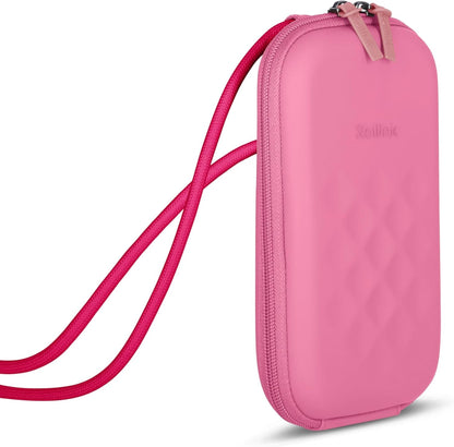 Nano EVA Hard-Shell Phone Case Crossbody Bag – Compact Travel Organizer, Water-Resistant, Adjustable Strap | Quick-access layout
