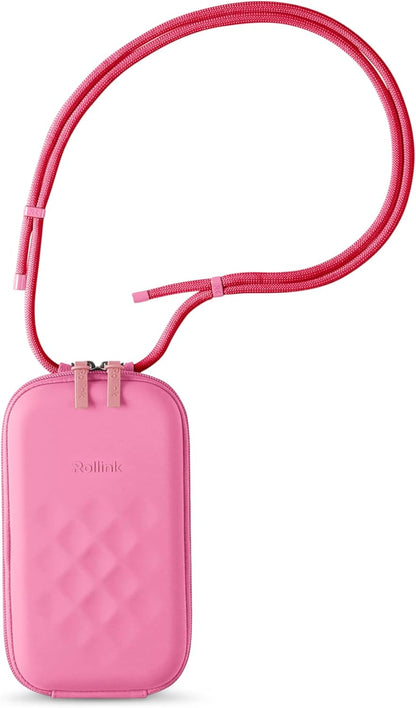 Nano EVA Hard-Shell Phone Case Crossbody Bag – Compact Travel Organizer, Water-Resistant, Adjustable Strap | Quick-access layout