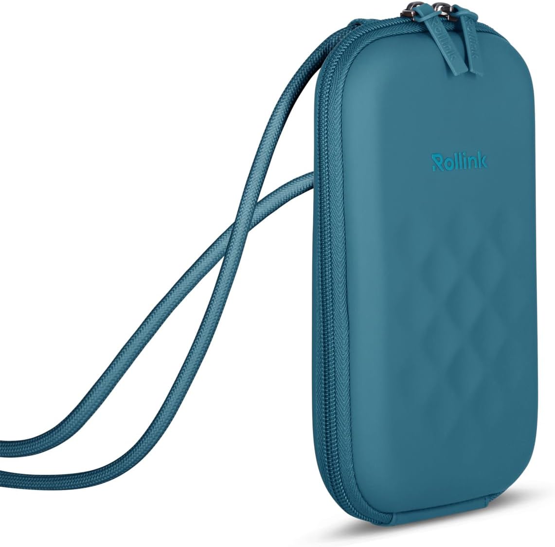 Nano EVA Hard-Shell Phone Case Crossbody Bag – Compact Travel Organizer, Water-Resistant, Adjustable Strap | Quick-access layout