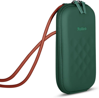 Nano EVA Hard-Shell Phone Case Crossbody Bag – Compact Travel Organizer, Water-Resistant, Adjustable Strap | Quick-access layout