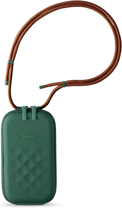 Nano EVA Hard-Shell Phone Case Crossbody Bag – Compact Travel Organizer, Water-Resistant, Adjustable Strap | Quick-access layout