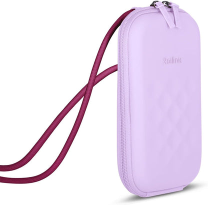 Nano EVA Hard-Shell Phone Case Crossbody Bag – Compact Travel Organizer, Water-Resistant, Adjustable Strap | Quick-access layout