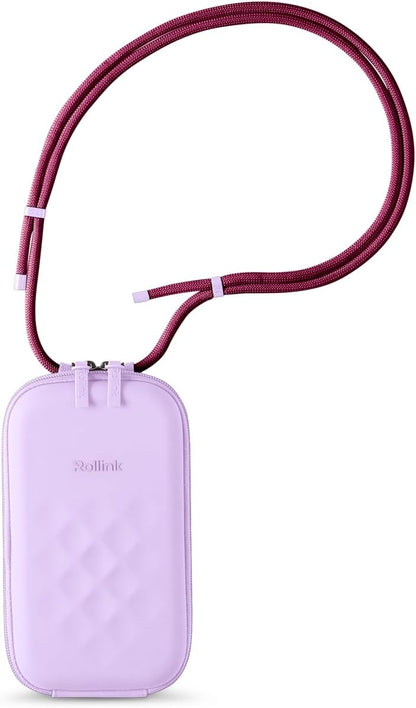 Nano EVA Hard-Shell Phone Case Crossbody Bag – Compact Travel Organizer, Water-Resistant, Adjustable Strap | Quick-access layout