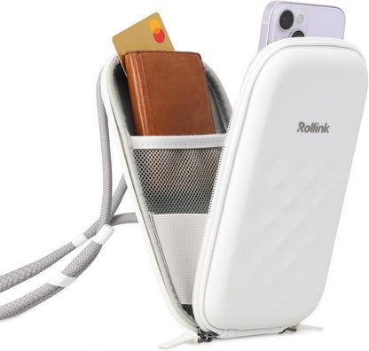 Nano EVA Hard-Shell Phone Case Crossbody Bag – Compact Travel Organizer, Water-Resistant, Adjustable Strap | Quick-access layout