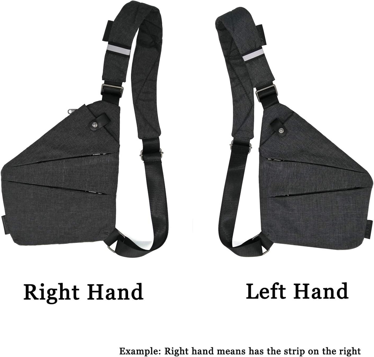 Fashion Digital Shoulder Bag Men Multi-functional Crossbody Backpack Anti-theft Gun Chest Bag