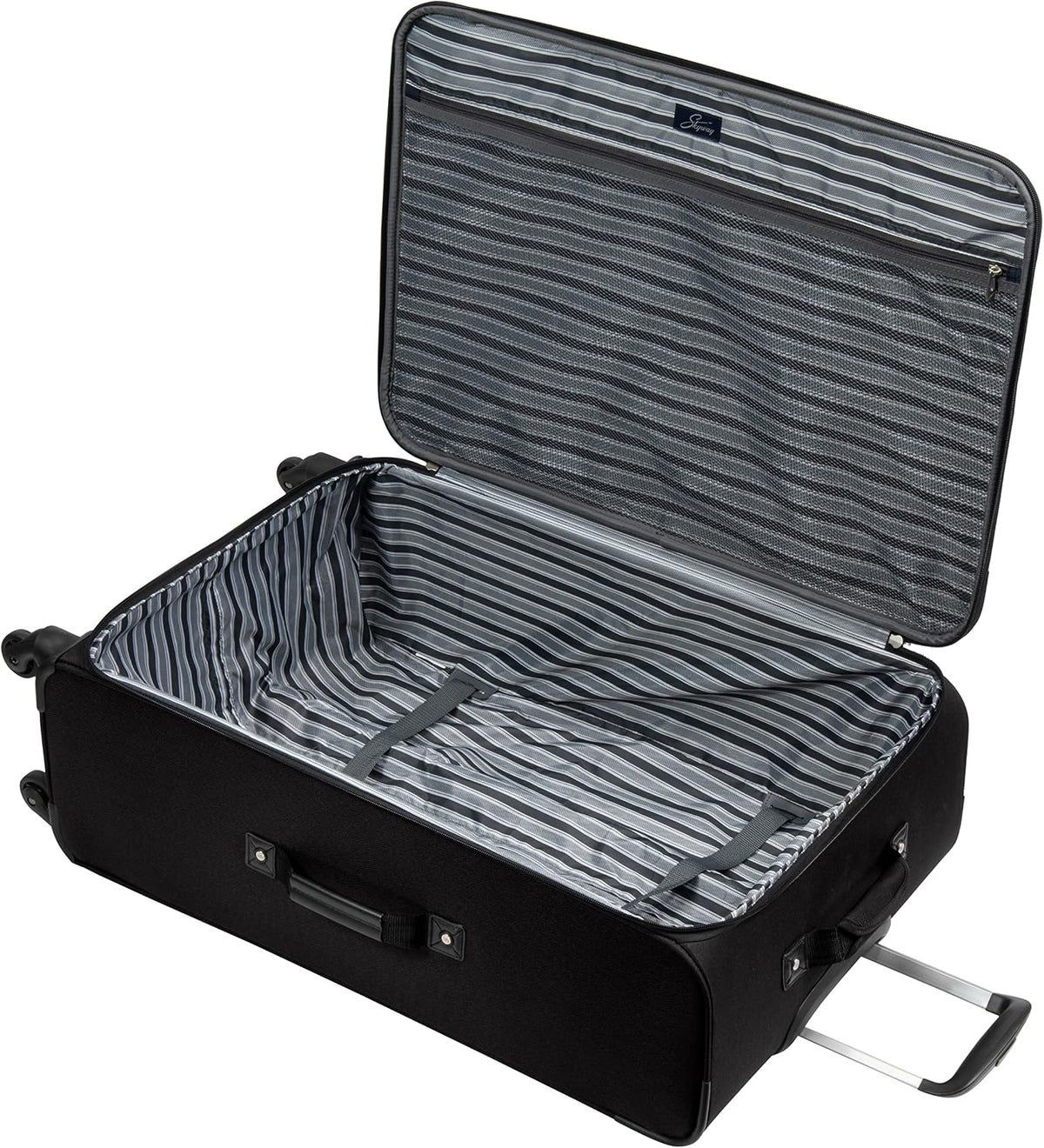 Skyway Epic Softside Carry-On Luggage - Lightweight Suitcase with Wheels for Travel | TSA Approved Carry-On Bag | Spinner Suitcase | Carry-On Luggage with Telescoping Handle, 20 inch, Surf Blue