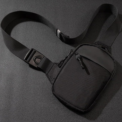 Mini Crossbody Sling Bag, Waterproof Chest Bag, Lightweight Shoulder Backpack for Men Women Workout Travel