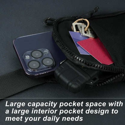 Mini Crossbody Sling Bag, Waterproof Chest Bag, Lightweight Shoulder Backpack for Men Women Workout Travel