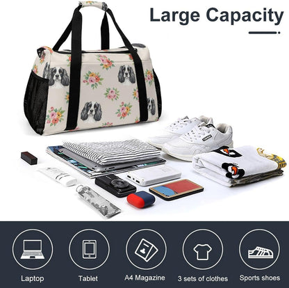 Duffel Bag for Weekend Travel and Gym Sports Overnight Spacious Design Adjustable Strap
