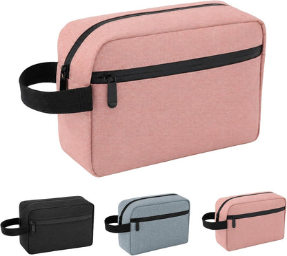 Travel Toiletry Bag for Men Women Hanging Makeup Bag Organizer Gray | Waterproof Toiletry Bag for Toiletries Accessories, Shaving Kit & Cosmetic Hanging Bag Organizer, for Travel, Bathroom, Gift