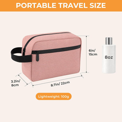 Travel Toiletry Bag for Men Women Hanging Makeup Bag Organizer Gray | Waterproof Toiletry Bag for Toiletries Accessories, Shaving Kit & Cosmetic Hanging Bag Organizer, for Travel, Bathroom, Gift