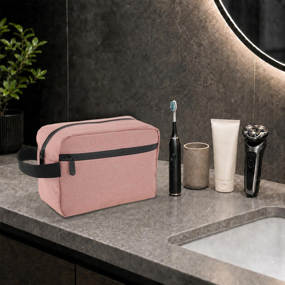 Travel Toiletry Bag for Men Women Hanging Makeup Bag Organizer Gray | Waterproof Toiletry Bag for Toiletries Accessories, Shaving Kit & Cosmetic Hanging Bag Organizer, for Travel, Bathroom, Gift