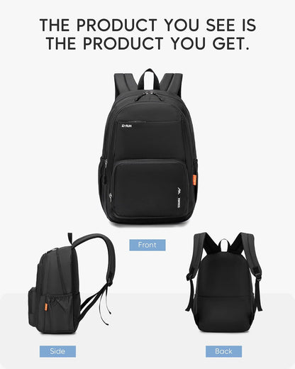 40x30x15 cm Personal Item Travel Bag,16x12x6 inch Small Carry On Backpack 20L, Flight Approved Underseat Travel Bag Cabin Size Lightweight Black