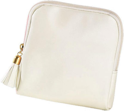 Small Jewelry Travel Case Jewelry Pouch Bags Pouch with Zipper Soft Mini Leather Organizer Storage Bag for Necklaces Bracelets Earrings for Women Girls