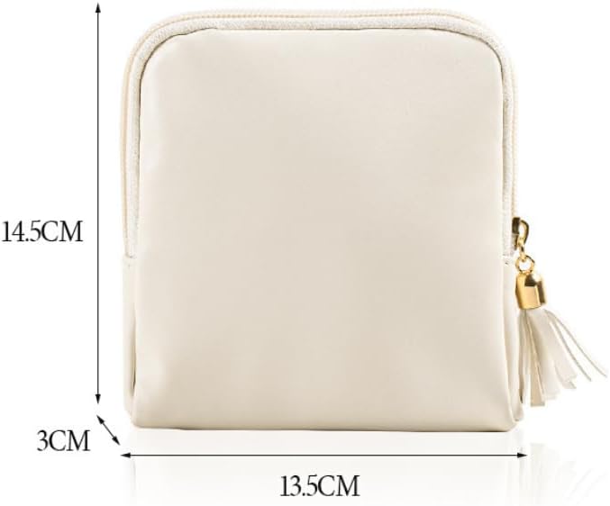 Small Jewelry Travel Case Jewelry Pouch Bags Pouch with Zipper Soft Mini Leather Organizer Storage Bag for Necklaces Bracelets Earrings for Women Girls
