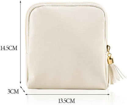 Small Jewelry Travel Case Jewelry Pouch Bags Pouch with Zipper Soft Mini Leather Organizer Storage Bag for Necklaces Bracelets Earrings for Women Girls