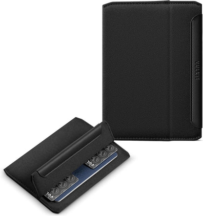 RFID Passport Holder Slim Design Pocket Fitted Passport Cover Magnetic Closure, Single Passport Design