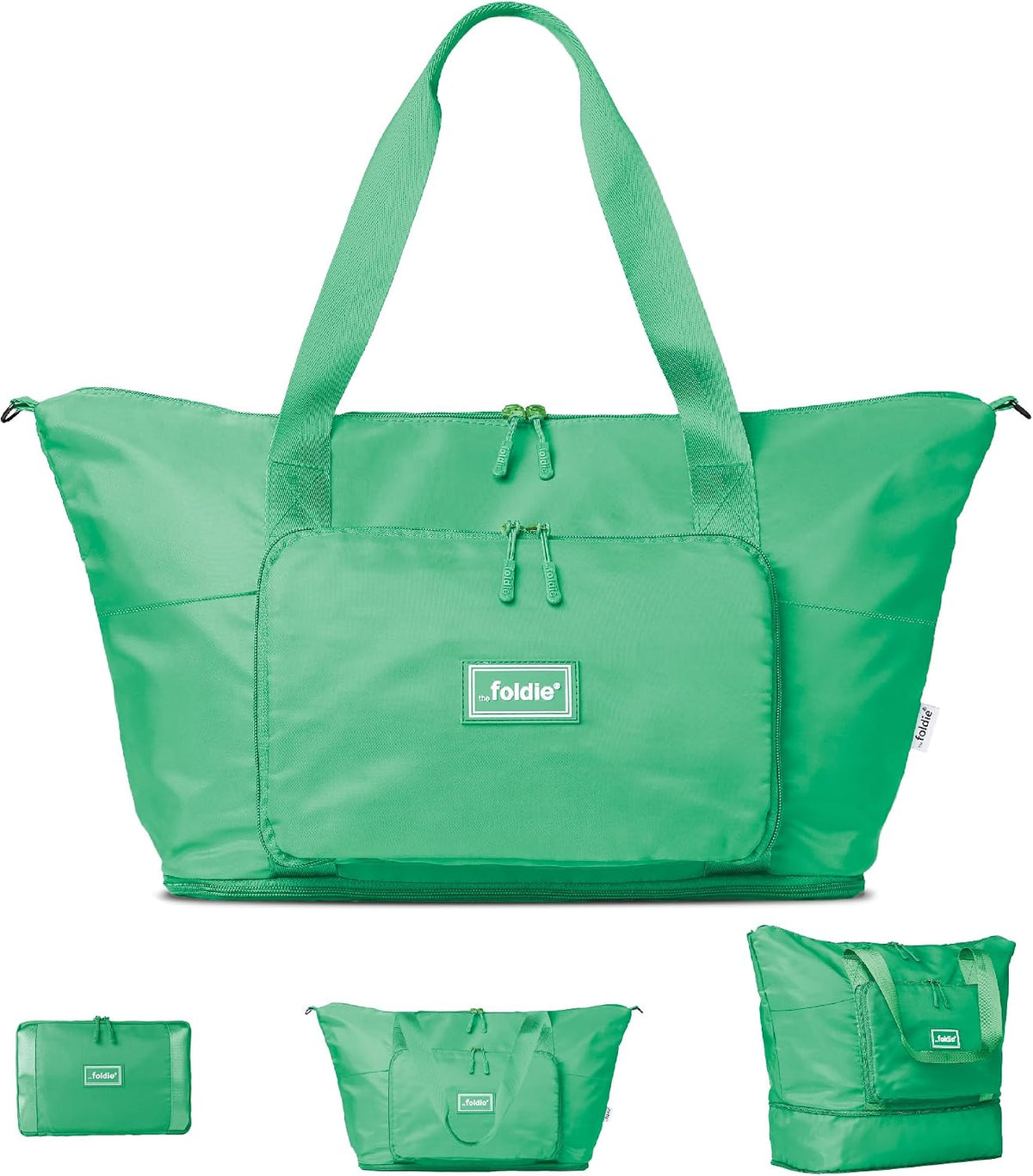 Foldable Travel Bag for Women - 40L Weekender Bag with Multiple Pockets - Carry On Expendable Travel Bag