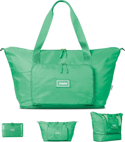 Foldable Travel Bag for Women - 40L Weekender Bag with Multiple Pockets - Carry On Expendable Travel Bag