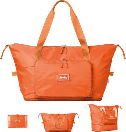 Foldable Travel Bag for Women - 40L Weekender Bag with Multiple Pockets - Carry On Expendable Travel Bag