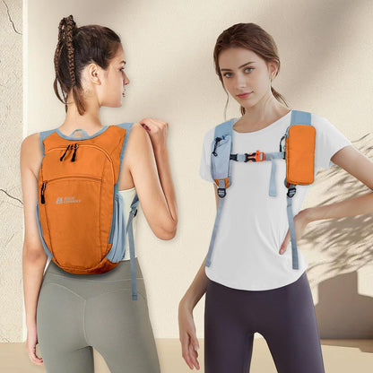 Hiking Backpack 10L/15L Small Daypack Lightweight Packable Travel Foldable Water Resistan for Women Men (White, 10L)