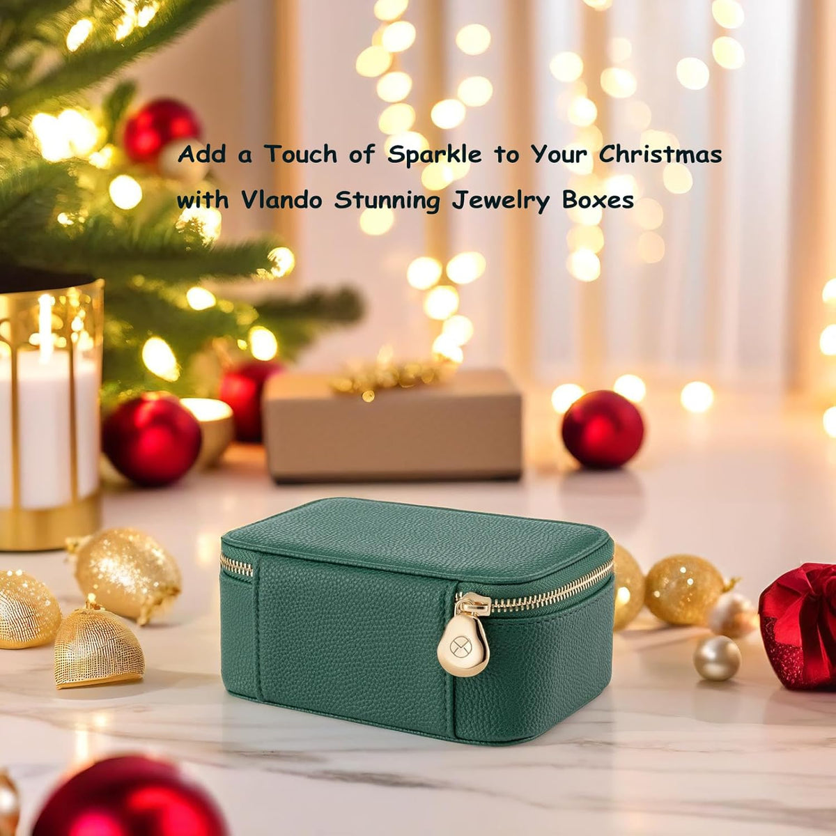 Travel Jewelry Box Organizer – Portable PU Leather Jewelry Case with 6/8/12 Zippered Pouches, Compact Storage for Earrings Rings Necklaces Bracelets, Aqua Blue