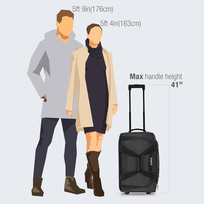 Duffel Bag with Rolling Wheels