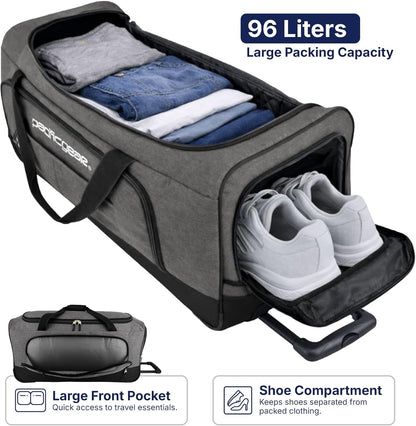 Duffel Bag with Rolling Wheels