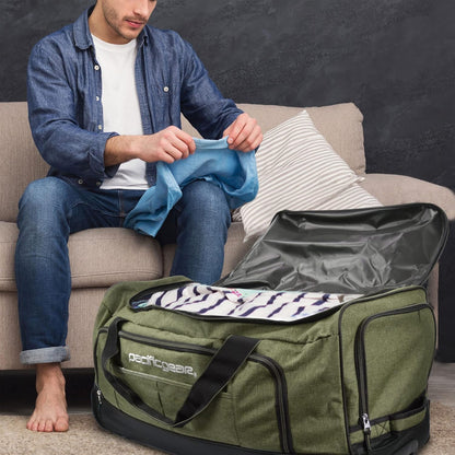 Duffel Bag with Rolling Wheels