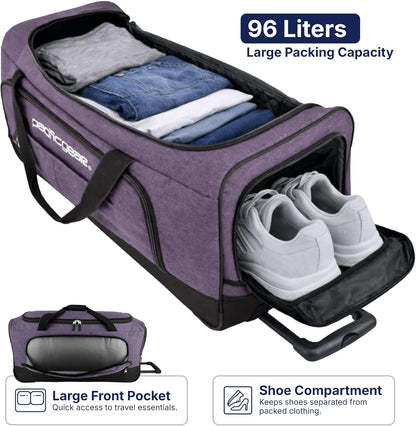 Duffel Bag with Rolling Wheels
