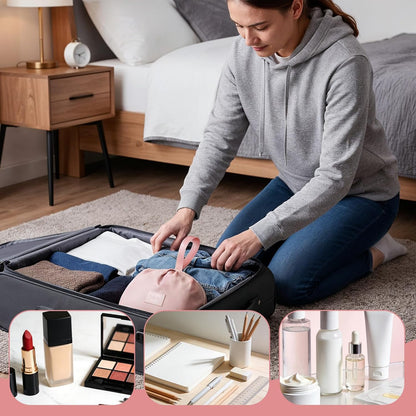 Travel Underwear Organizer Bag Portable Luggage Organizer for Travel Multi-Compartment Lingerie Storage for Clothes Bras and Accessories Ideal Suitcases