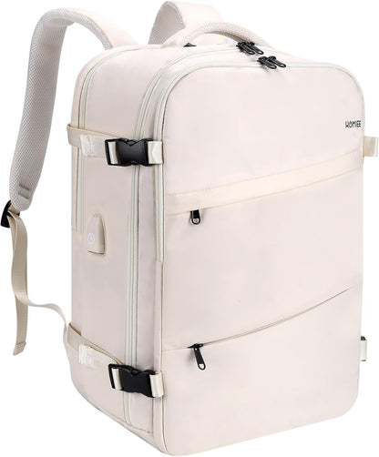 Travel Laptop Backpack for Men Women, Personal Item Carry On Bag | Dry Wet Separation Mochila de Viaje for Weekender Business Hiking Camping