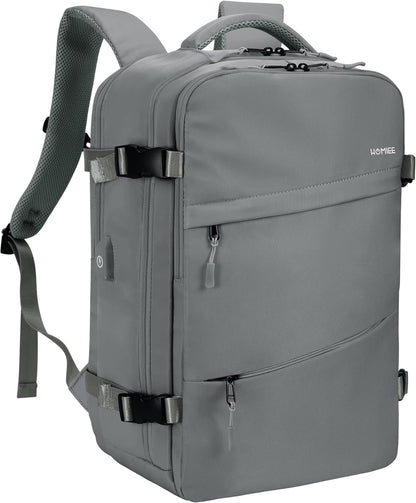 Travel Laptop Backpack for Men Women, Personal Item Carry On Bag | Dry Wet Separation Mochila de Viaje for Weekender Business Hiking Camping