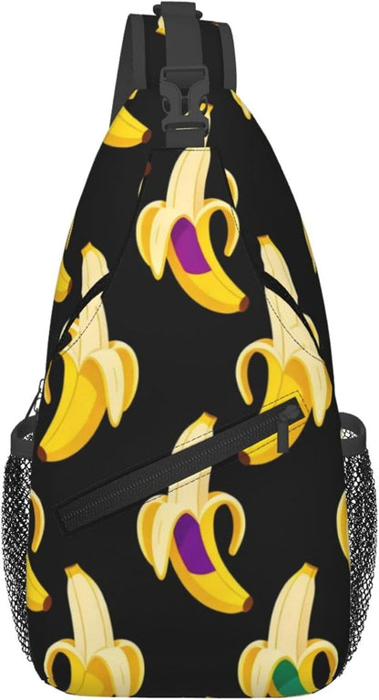 Sling Backpack for Women Men Multipurpose Anti-Theft Gym Bags Sack Daypack Outdoor Backpack Carry On Bag, Lgbt Heart Beat Pride Single Shoulder Messenger Bag
